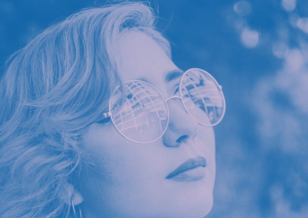 blauw